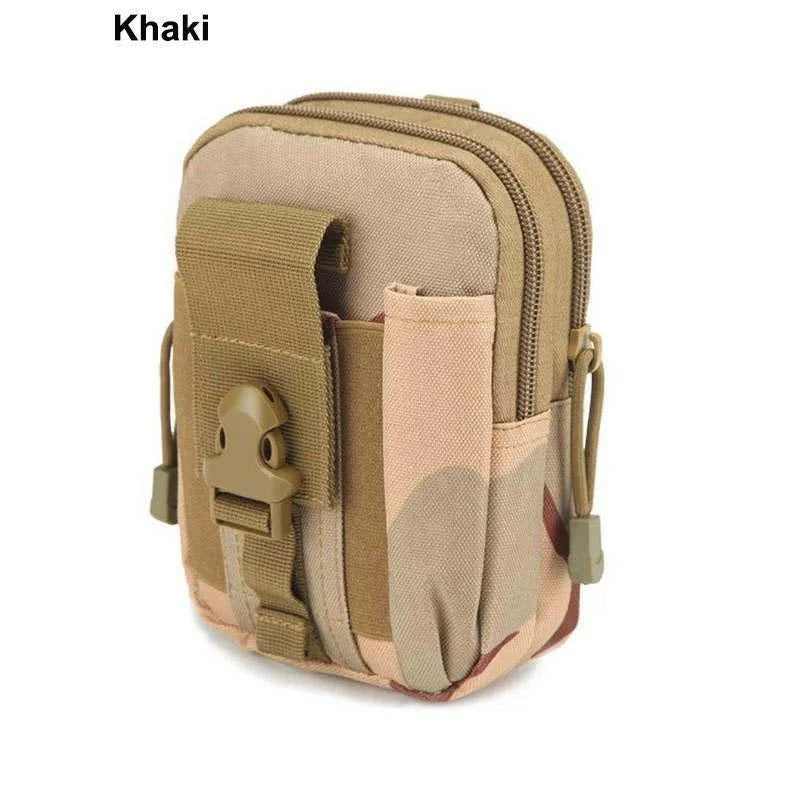 Nylon MOLLE Pouch Tactical Waist Pack Bag | Heavy-Duty Outdoor Phone Pocket Fanny Pack | Premium EDC Tool Bag for Outdoor Sports | Lightweight Utility Belt Pack for Running & Hiking Luxegan
