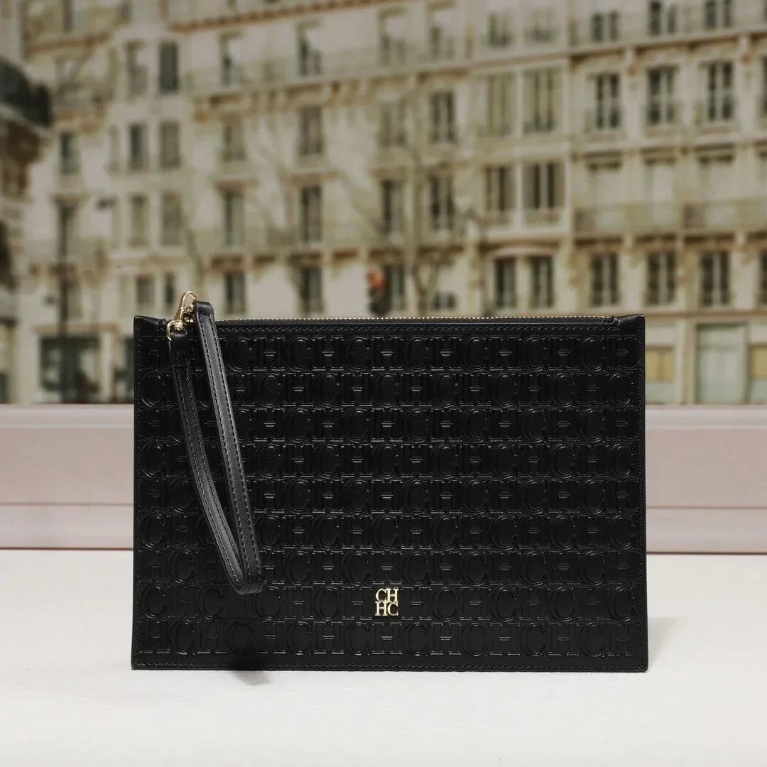 CH Classic High-Quality Letter Print Bag | Multi-functional Clutch & Small Square Bag Luxegan