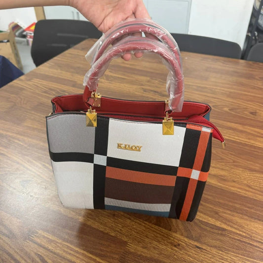 Stitching Wild Messenger Bag | Female Totes Designer Brand Plaid Shoulder Bag & Luxury Handbag Luxegan