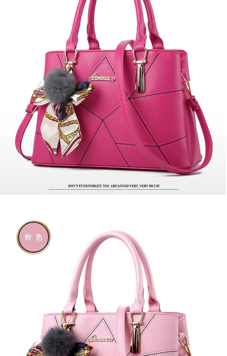 Quality Leather Women's Handbags | Trend Women's Designer Shoulder Crossbody Bag & Beach Tote Bag (Luxury Messenger Bags) Luxegan