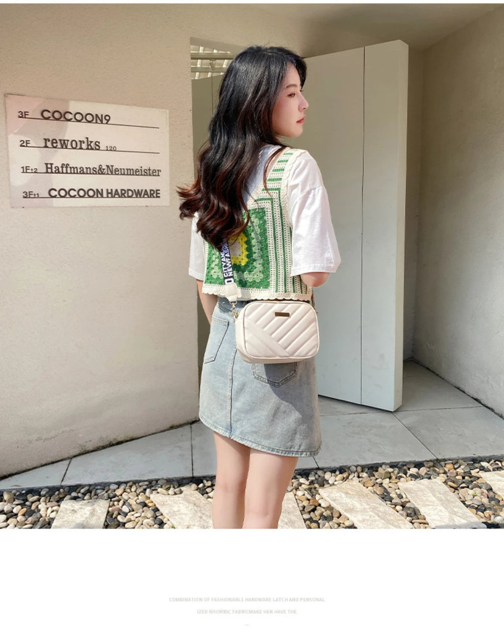High-Quality PU Shoulder Bags for Women | Simple Crossbody Casual Messenger Bag & Phone Bag Luxegan