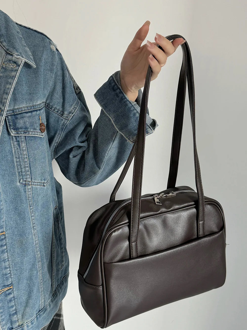 Vintage Designer Luxury Women Tote Bag Casual Lage Capacity Female Shoulder Bag | High Quality PU Leather Ladies Handbags Luxegan