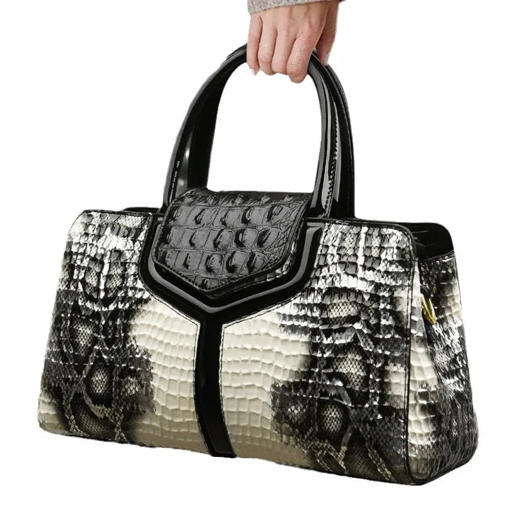 High Quality Crocodile pattern Shoulder Bags | Large Capacity Handbags and Purses women Messenger Bags | Casual Fashion Handbag Sac Luxegan