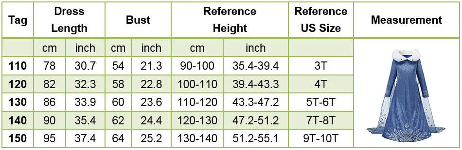 Girls Mirabel Isabela Encanto Costume Girl Princess Dress Children Elsa Anna Rapunzel Cinderella Mermaid Aurora Cosplay Clothes