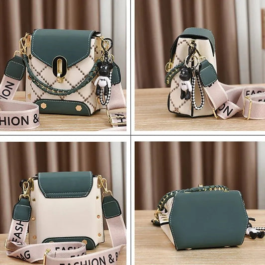 Women's Bag Chain Leather Diamond Lattice Daily Commuter Crossbody Bag For Women | Shoulder Bag Shopping Luxegan