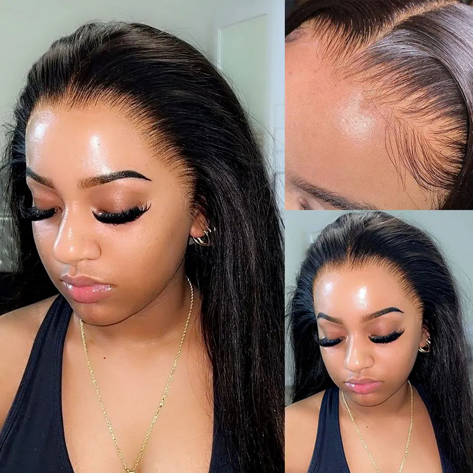  30 Inch Straight HD Lace Frontal Wig | 13x4 Remy Human Hair Luxegan