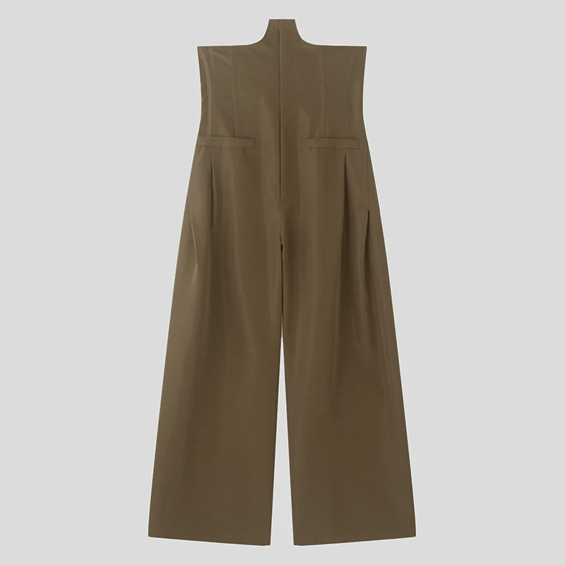 Deconstruction Design Long Trousers | Sophisticated High-Waist Loose Silhouette | Elegant "Full-Length" Casual Bottoms | "Dignified" Elastic Waist Wide-Leg Pants for Radiant Versatile Styling Luxegan