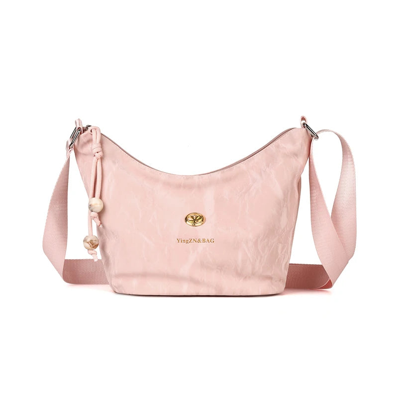 Elegant Casual Nylon Crossbody Bag | Large Capacity & Adjustable Strap Luxegan