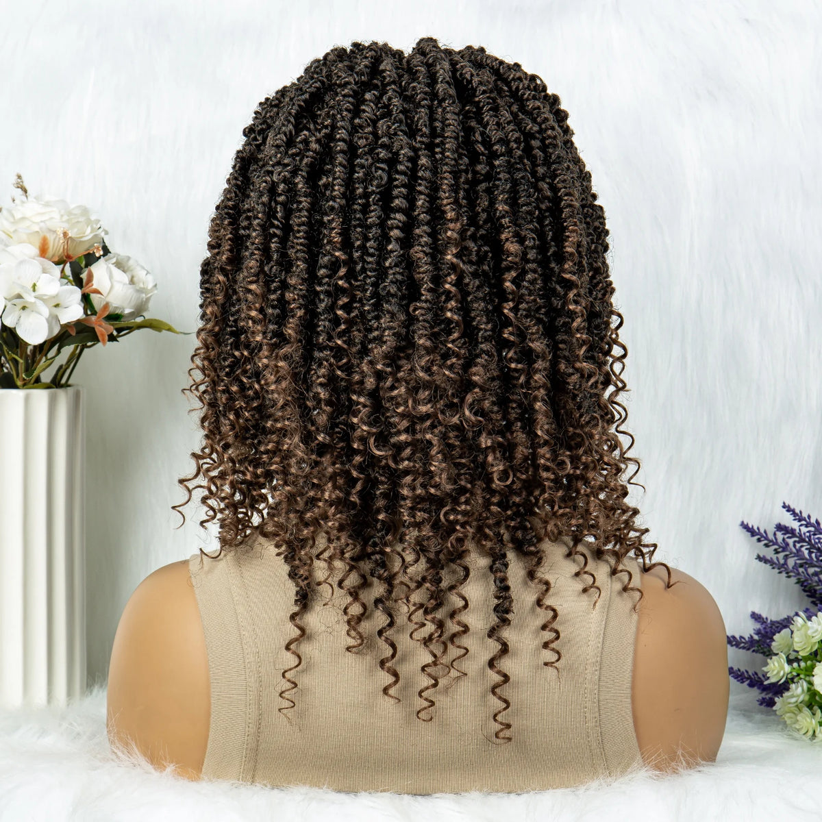 14 Inch Butterfly Locs Dreadlock Wig | Knotless | Lace Front