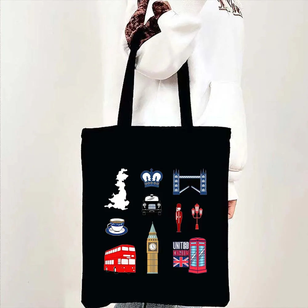 Woman's Large Capacity Canvas Tote Bag | Stylish Travel & Shopping Shoulder Handbag (Work, Gym, Grocery, Eco-Friendly) Luxegan