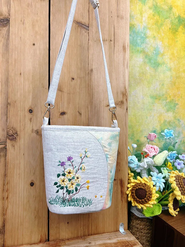 Women's Shoulder Bag Luxury Handbag Chinese Intangible Cultural Heritage | Three-dimensional Embroidery Tote Crossbody Bag Lady Luxegan