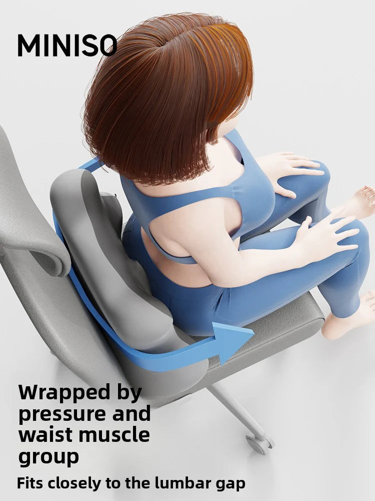 Orthopedic Memory Foam Seat Cushion | Sophisticated "Non-Slip" Relief Silhouette | Elegant Prostate & Sciatica Back Pain Support Pad | "Dignified" High-Performance Comfort Essential for Radiant Versatile Styling Luxegan