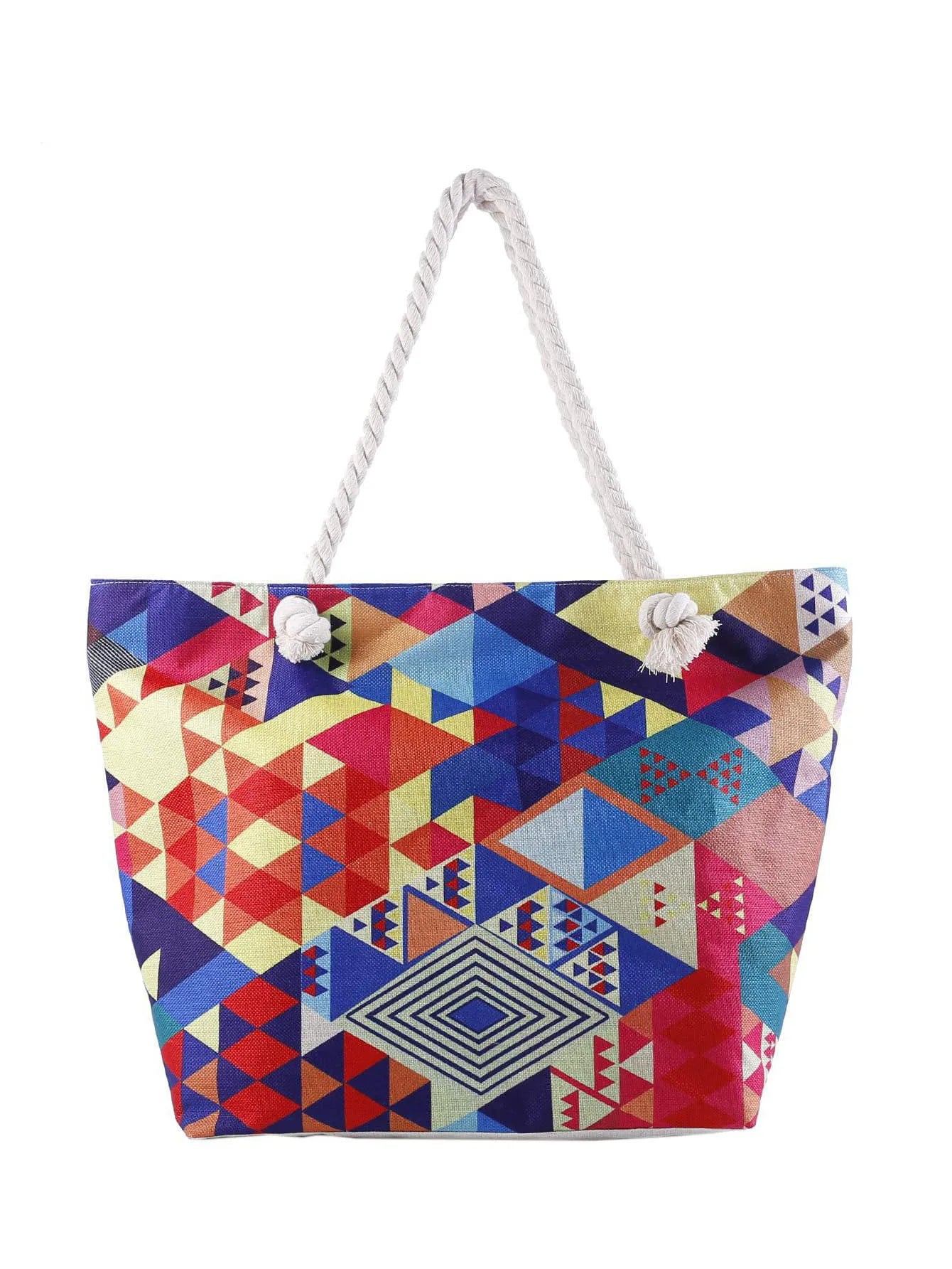 Women's Shoulder Bag | Casual Canvas Printing & Beach Style Handbag Luxegan