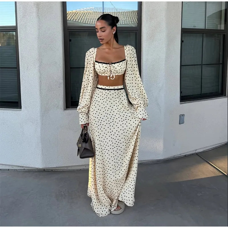 Fashion Women's Printed Ruffled Dress Elegant Short Sleeve Female V Neck Maxi Dresses 2026 Summer Elegant New Lady Vestidos