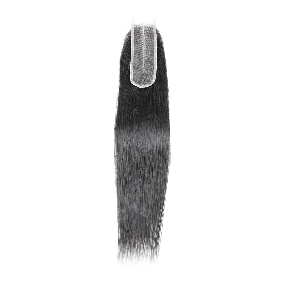 Phashion Kim K 2x6 Swiss Transparent Lace Closure Straight Body Wave Deep Parting Brazilian Remy Human Hair For Black Women