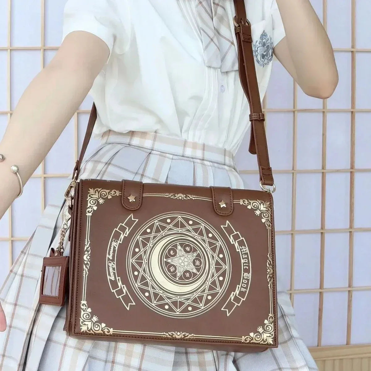 Y2K Korean Gothic Square Black Shoulder Bag | Harajuku Vintage Aesthetic Purses & Luxury Designer Handbags (Messenger Tote Bags for Women) Luxegan