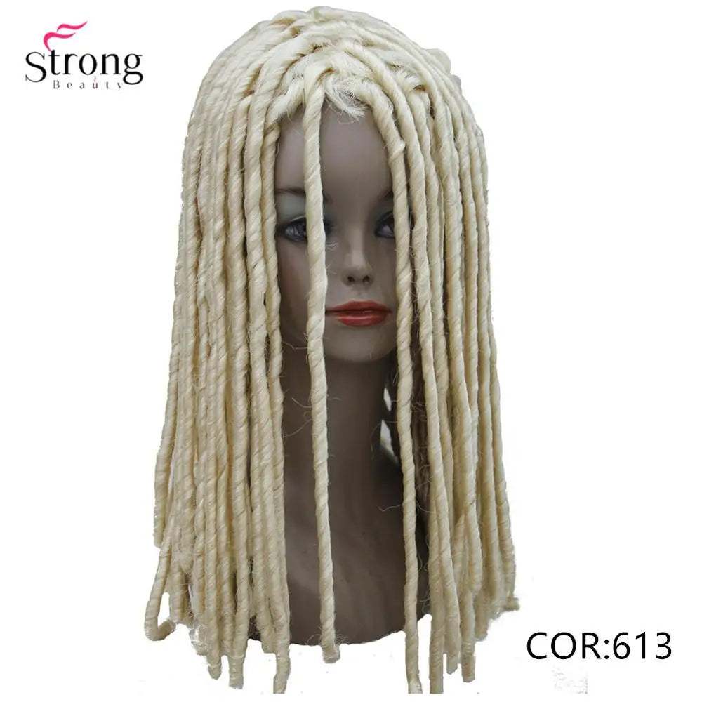 StrongBeauty Twist Hair Crotchet Braids Wigs Synthetic Dreadlocks Braids Hair Wig Luxegan