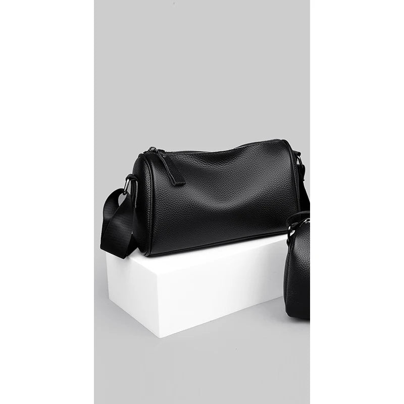 100% Genuine Leather Casual Men's Messenger Bags | Luxury Brand Male Crossbody & Shoulder Bags (Fashion) Luxegan