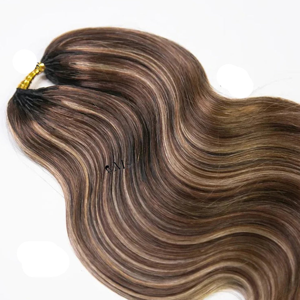 Body Wave Crochet Hair Extensions – Highlight Blonde Mix Luxegan