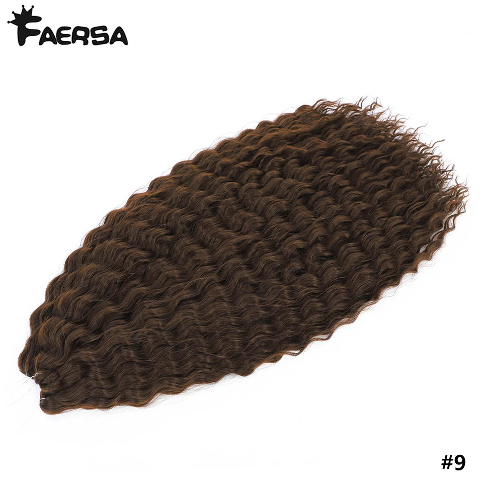 Water Wave Synthetic Crochet Hair | 22–30 Inch