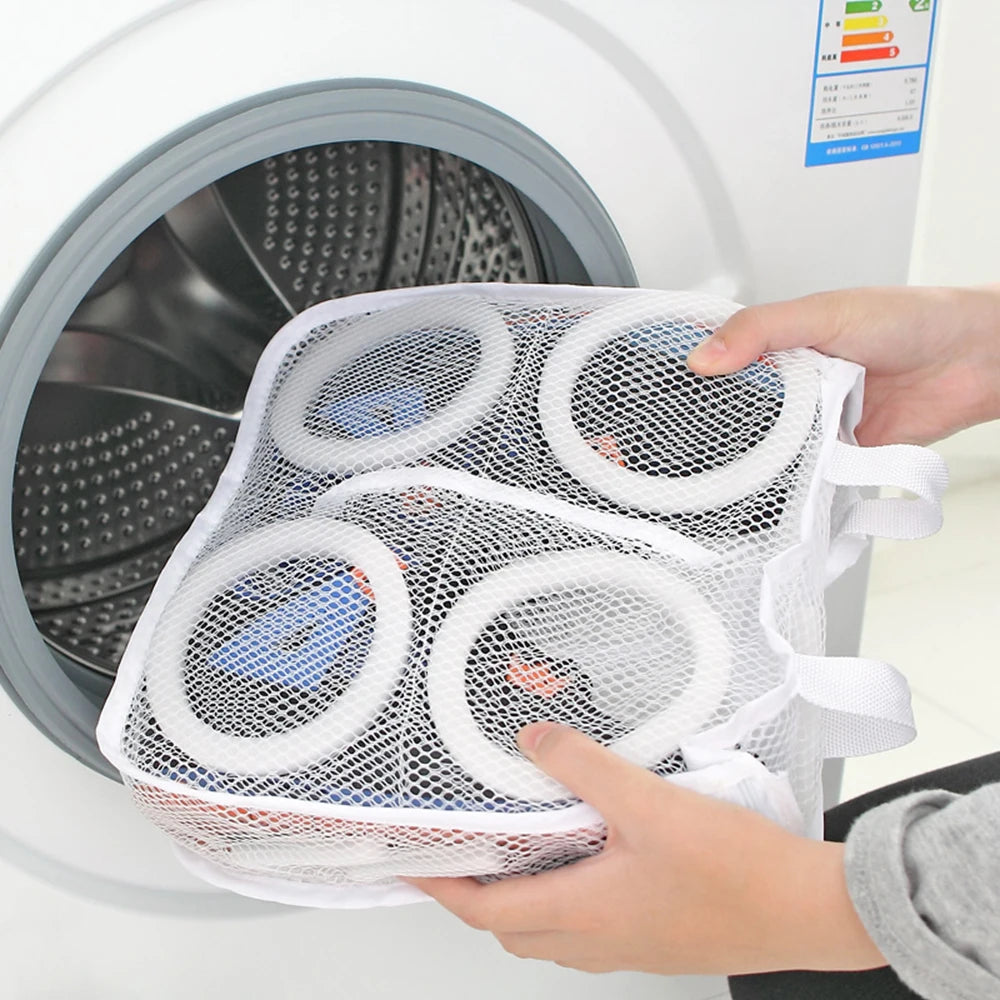 Lazy Shoes Washing Bags Protective Organizer | Shoes Airing Dry Tool for Shoes Underwear Bra Mesh Laundry Bag Washing Bags Luxegan