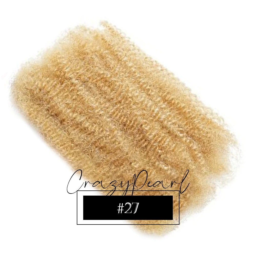 Afro Kinky Bulk Human Hair for Dreadlocks & Locs | 98% Peruvian Hair Twist Braiding Extensions - view 5