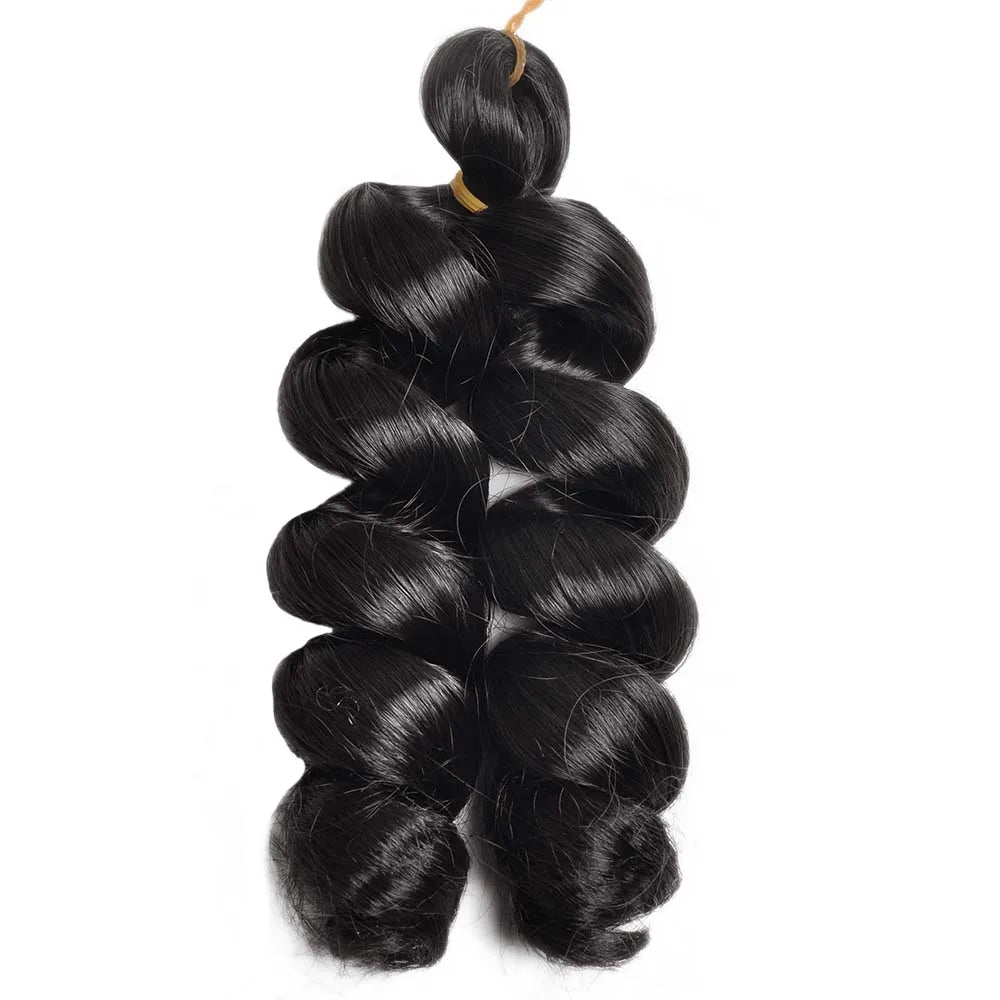12 Inch French Curls Loose Wave Crochet Braids – Spiral Curly Synthetic Hair for Women - view 10