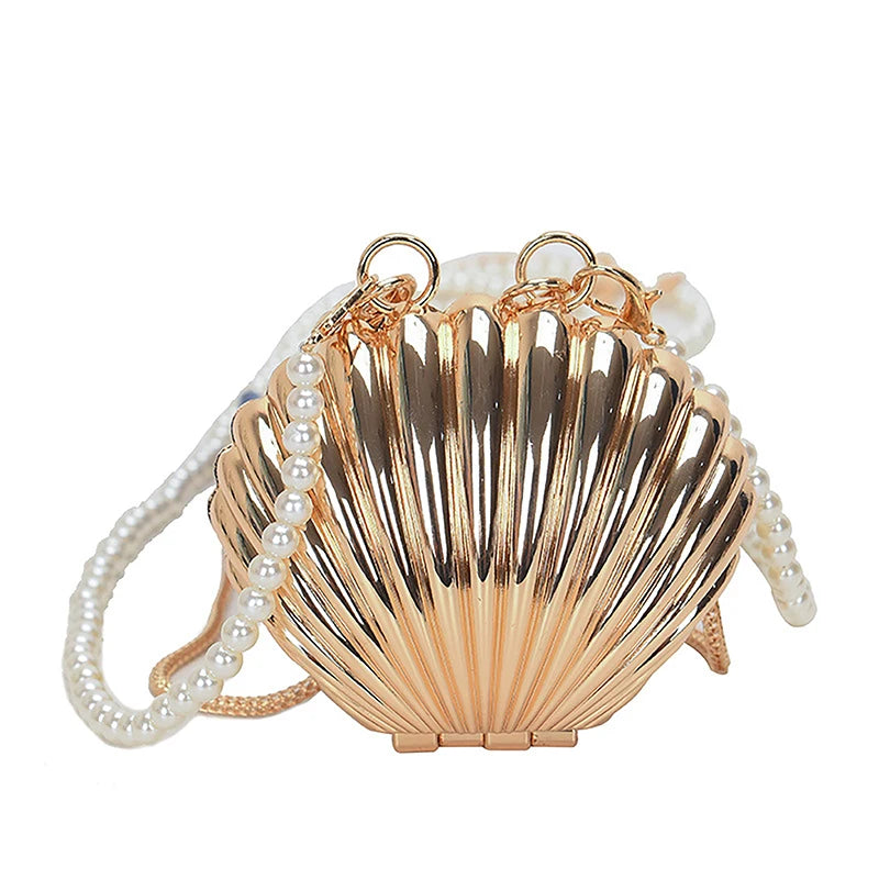 Pearl Mini Lipstick Shell Bag | Sophisticated "Petite" Silhouette | Elegant PVC Crossbody Mini - view 13