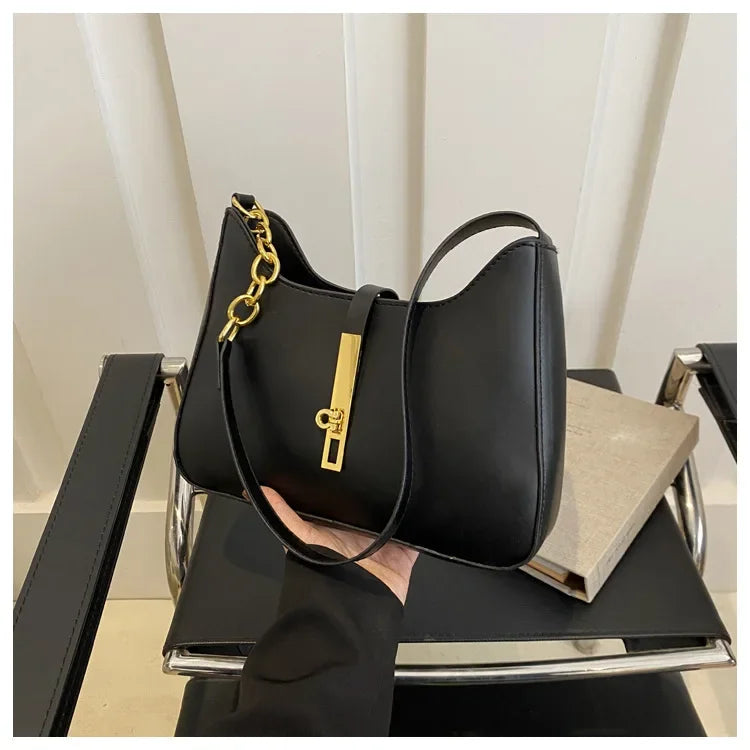 Textured Underarm Bag for Women | Multi-Use Spring Shoulder & Handheld Purse | Niche Fashion Crossbody Daily Accessory Luxegan