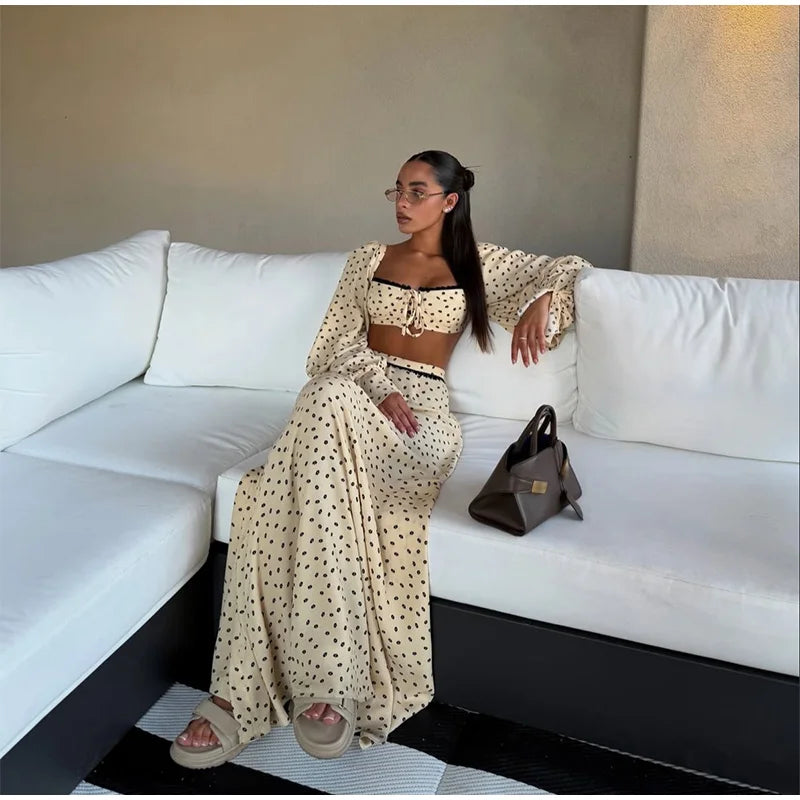Fashion Women's Printed Ruffled Dress Elegant Short Sleeve Female V Neck Maxi Dresses 2026 Summer Elegant New Lady Vestidos