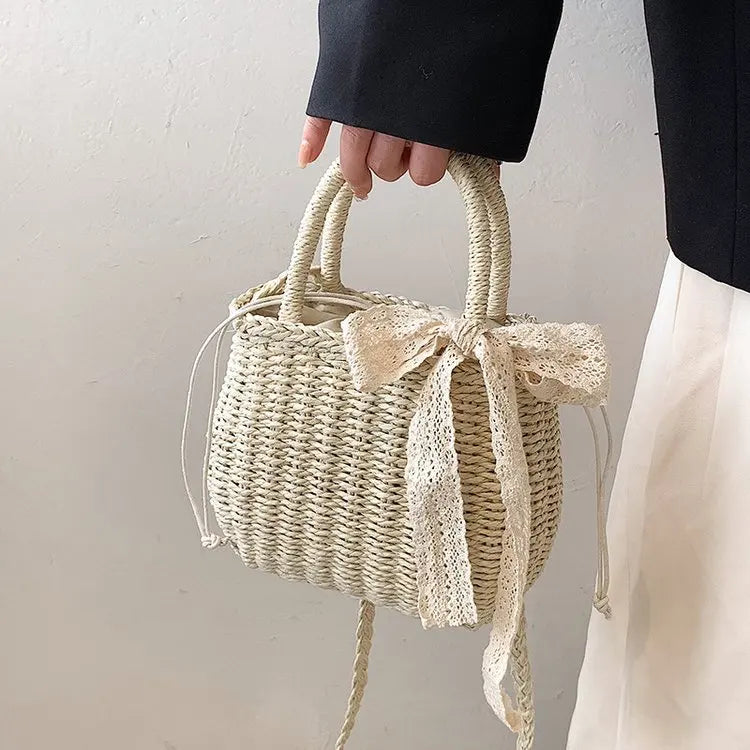 Straw Bags for Women | Summer Rattan Bag & Handmade Woven Beach Tote Luxegan