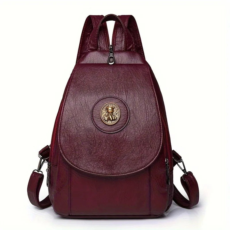 Double-shoulder Bag for Women | Versatile New Urban Simple Large Capacity Shoulder Bag | Casual Travel Small Backpack Luxegan