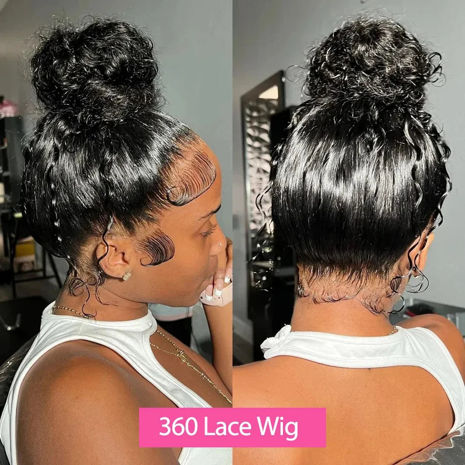 Long Deep Wave Brazilian Human Hair Wig | Sophisticated 13x6 HD Swiss Lace | Elegant Full Lace & 13x4 Frontal Options | "Dignified" 26+ Inch Remy Hair for High-Fashion Versatile Styling Luxegan