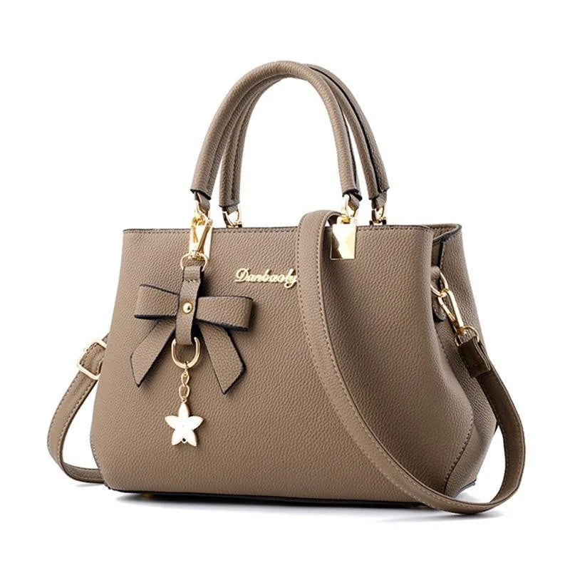 Women's Handbag Patchwork Shoulder Messenger Bag | Office Work PU Leather Female Bag & Ladies Luxury Elegant Handbag Luxegan