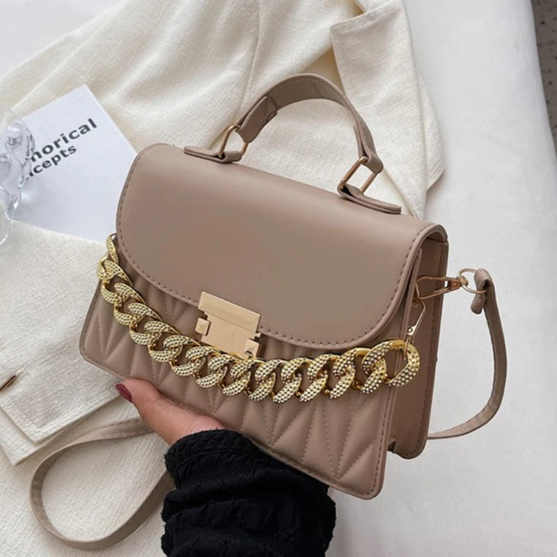 New Designer Shoulder Bag | Fashion Chain Crossbody Bag & Casual Tote Luxegan