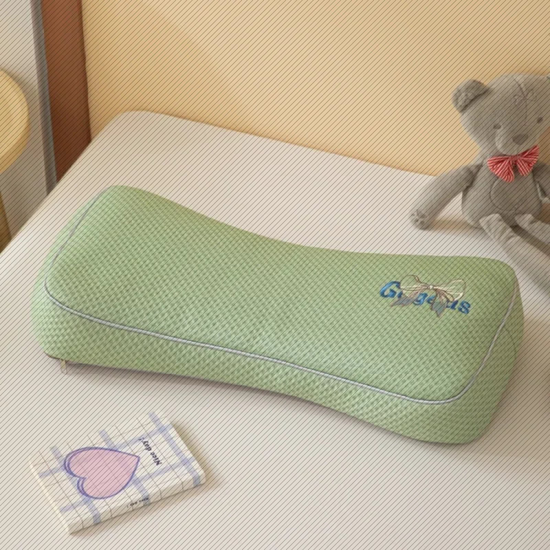 New Summer Cooling Buckwheat Pillow | Sophisticated "Doudou" Rectangular Silhouette | Elegant Breathable Student & Adult Home Essential | "Dignified" High-Performance Grade A Bedding for Radiant Versatile Styling Luxegan