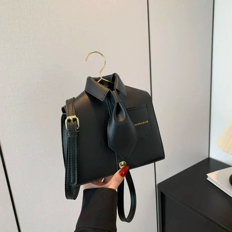 Hot Selling Creative Design PU Shoulder Bag | New Fashion Trend "Sewing Thread" Crossbody | Niche Ruched Women’s Casual Tote with Button Detail Luxegan