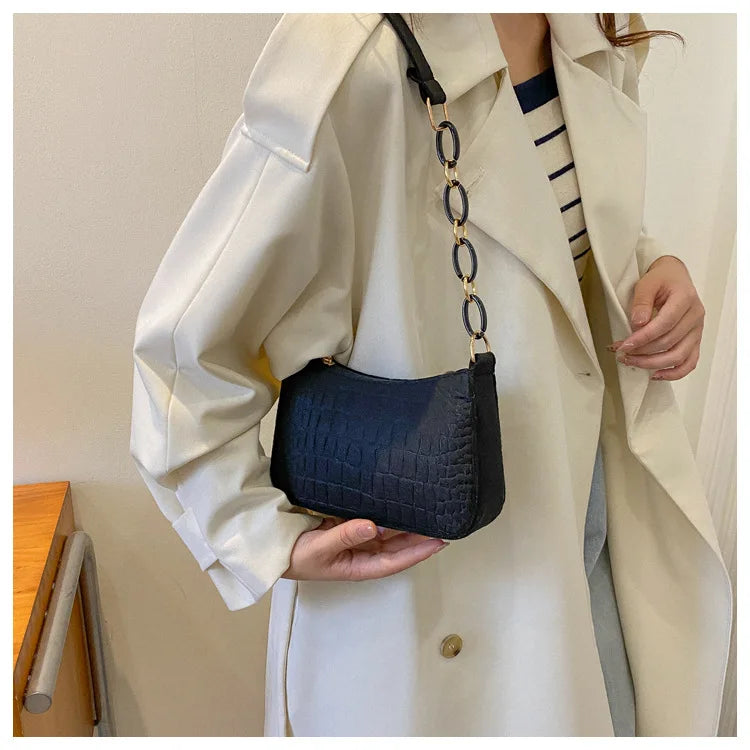 Fashion Texture Felt Cloth Armpit Saddle Bag | New Soft Unlined One Shoulder Bag Designer Purse for Women