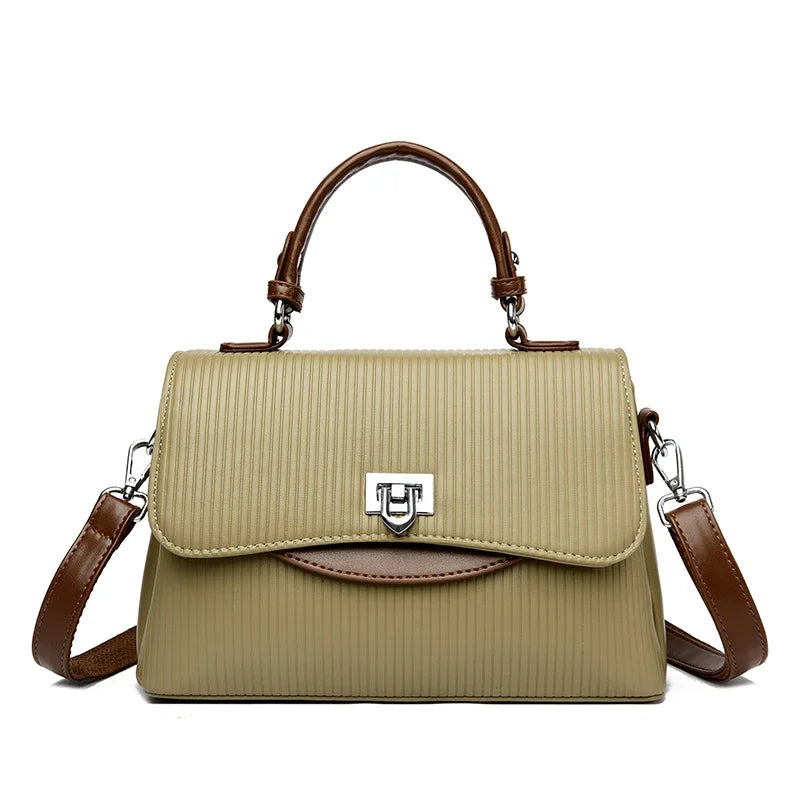 Luxury Large Capacity Multilayer Shoulder Bag | High-Quality PU Leather Designer Messenger | Sophisticated Sequined Casual Tote | Fashion-Forward Crossbody with Smart Partitioning Luxegan
