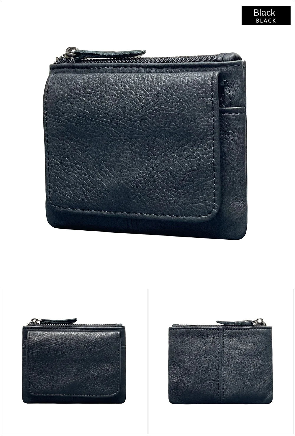 New Cow Leather Card Bag | Slim Credit Card Holder & Coin Purse Luxegan