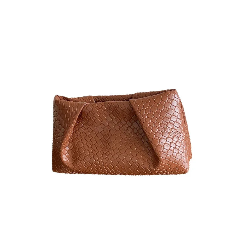 Bolso de mano multifuncional de moda para mujer, cartera de noche con patrón en relieve, gran capacidad, bolsillo para teléfono, monedero de lujo para mujer