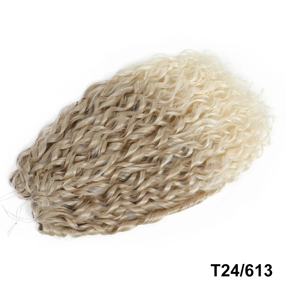 Jessica Curls Crochet Braiding Hair | Synthetic Water Wave Twist Hair 22 Inch | 53 Colors