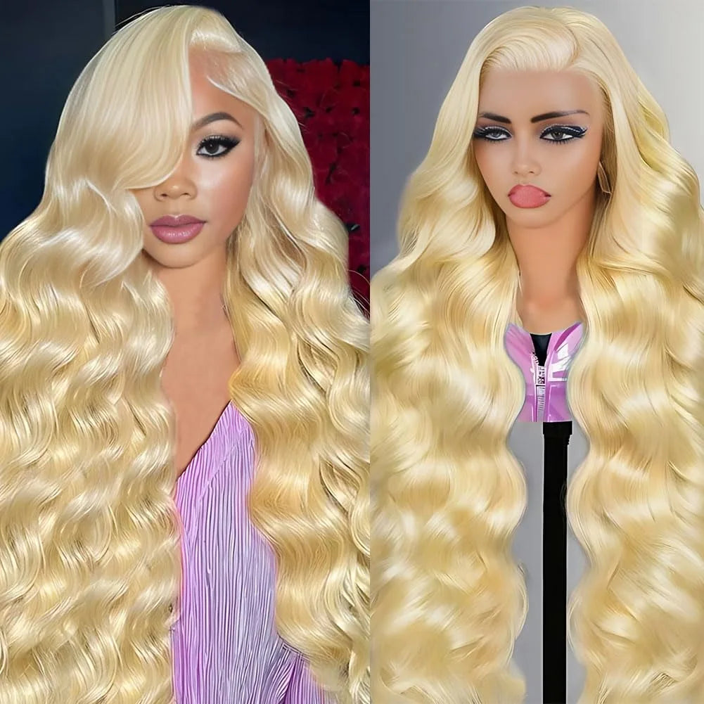 Black and Pink Highlight Body Wave Wig | Sophisticated 13x4 HD Transparent Lace Frontal | Elegant High-Temperature Fiber Glamour | "Dignified" 18–32 Inch Pre-Plucked Glueless Wig for Radiant Versatile Styling Luxegan