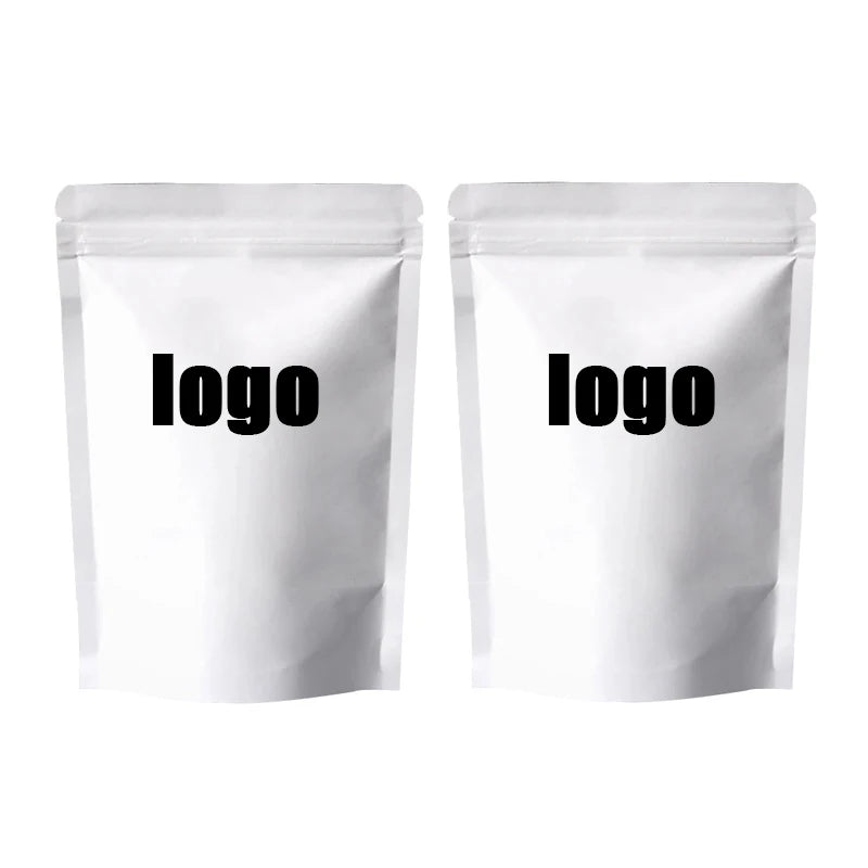 Premium Kraft Paper Self-Sealing Coffee Bags | Eco-Friendly Stand-Up Food Pouches for Candies & Tea | High-Quality Customized Packaging with Resealable Zipper Luxegan