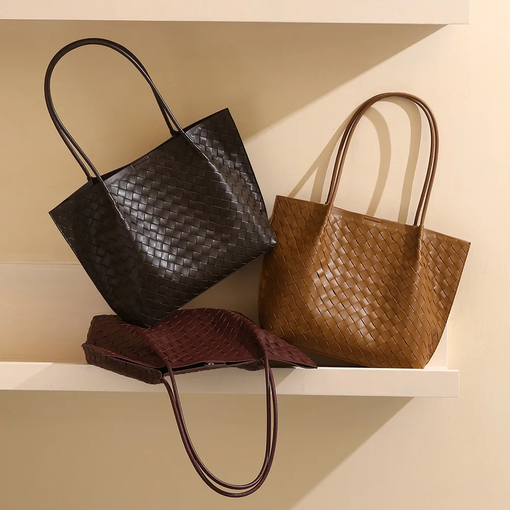 New Minimalist Shoulder Bag Women's | Convertible Top Handle Crossbody Purse (Luxury Genuine Leather) Luxegan