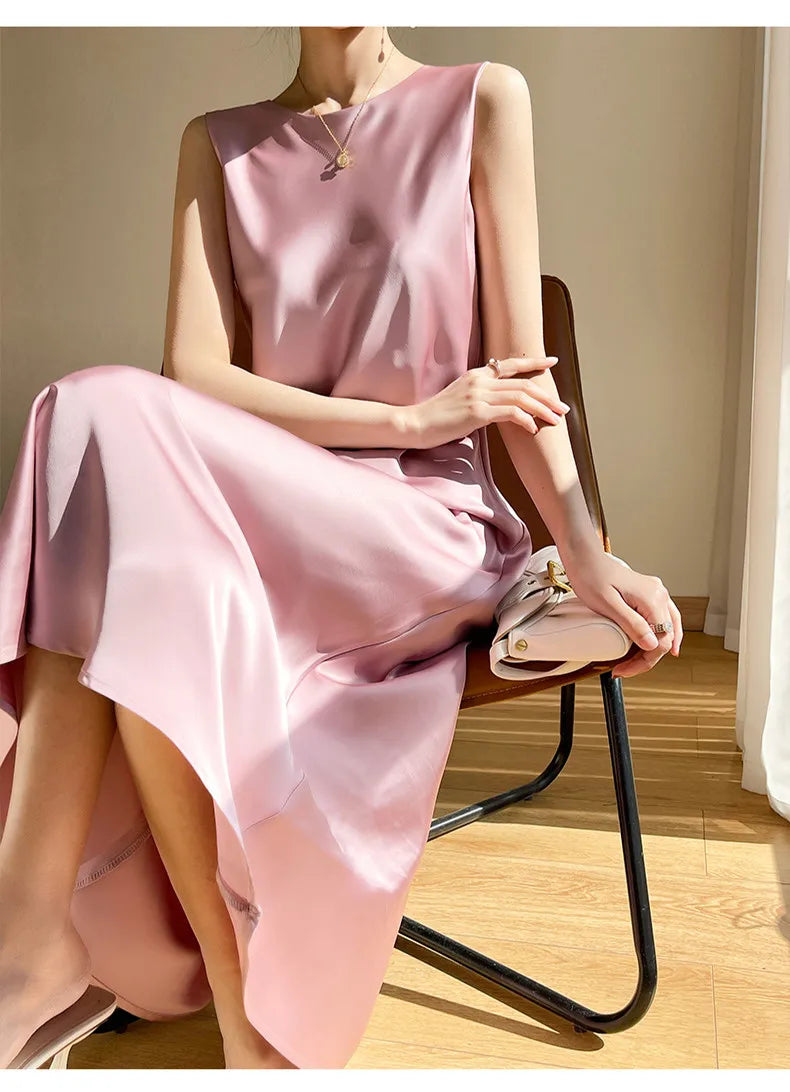 Beaded Crystal Mermaid Prom Gown – Sheer Sleeves, Floor-Length Maxi Dress Luxegan