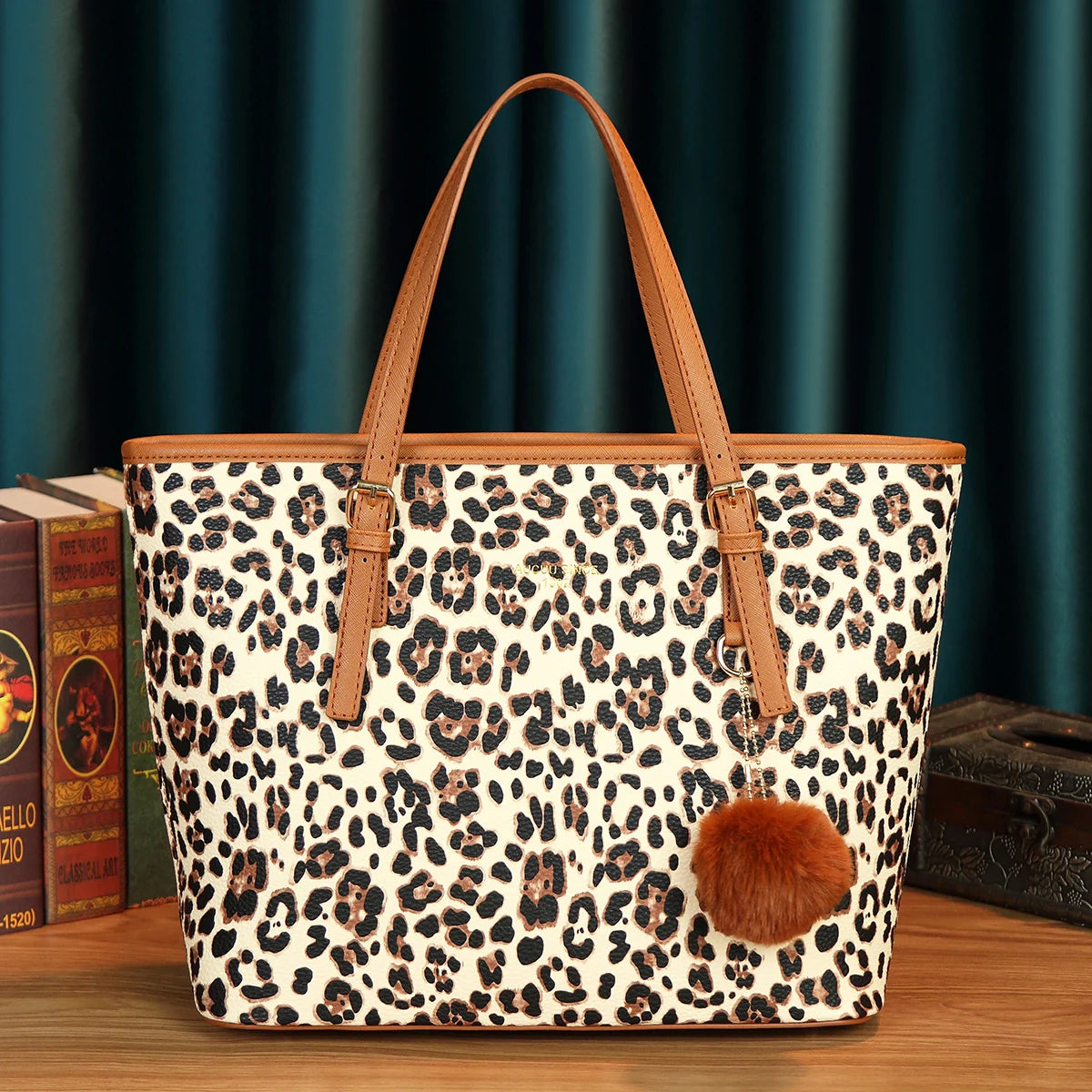 Middle-Aged Women's Faux Leather Shoulder Bag | Multi-Zipper Crossbody Casual Tote | Premium PU Leather Solid Color Purse | Functional Everyday Travel Bag with Nylon Lining Luxegan