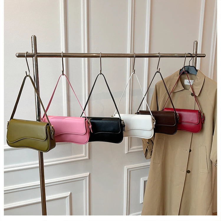 Structured Convertible Saddle Bag | Versatile Crossbody & Handbag Luxegan