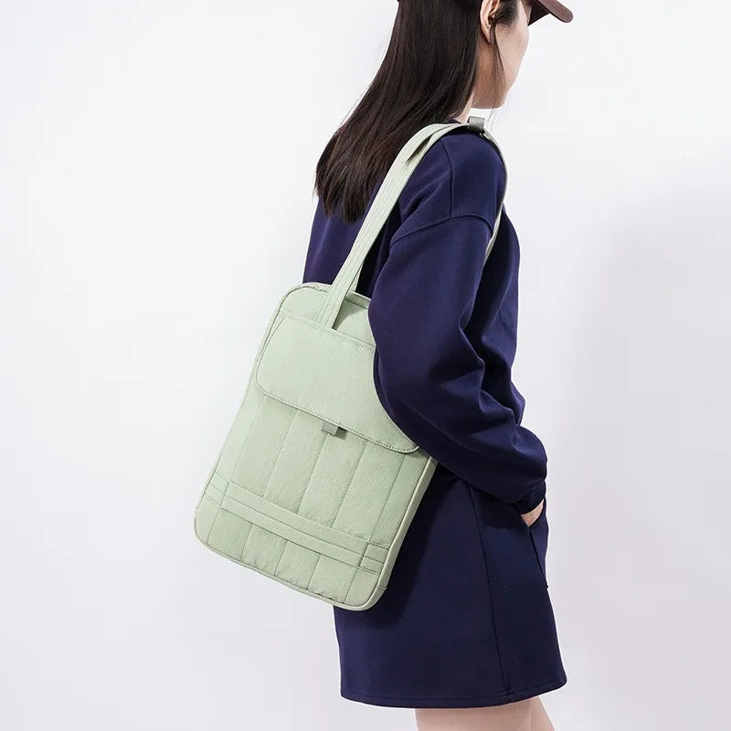 Simple Multi-purpose Laptop Shoulder Bag | Commuter IPad Protective Tote | Multi-color Unisex Handbag Luxegan