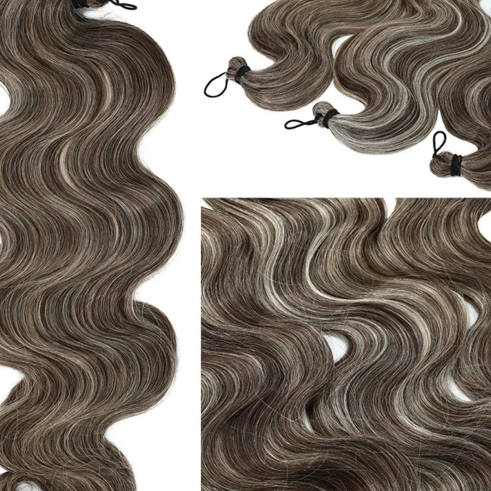 26 Inch Synthetic Loose Deep Wave Crochet Hair | 300g 3-Piece Braiding Extensions Luxegan